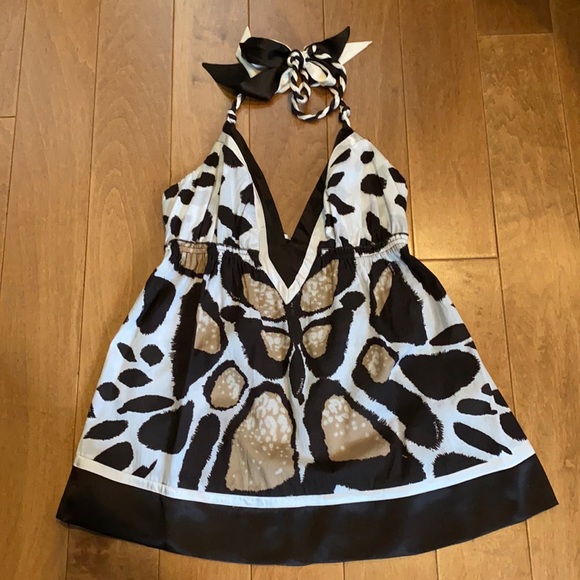 BEBE Halter Top Womens Sz S - Picture 1 of 7